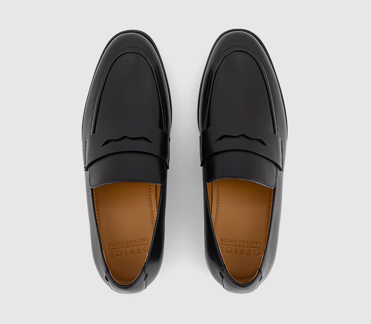 OFFICEMorris Penny LoafersBlack Leather