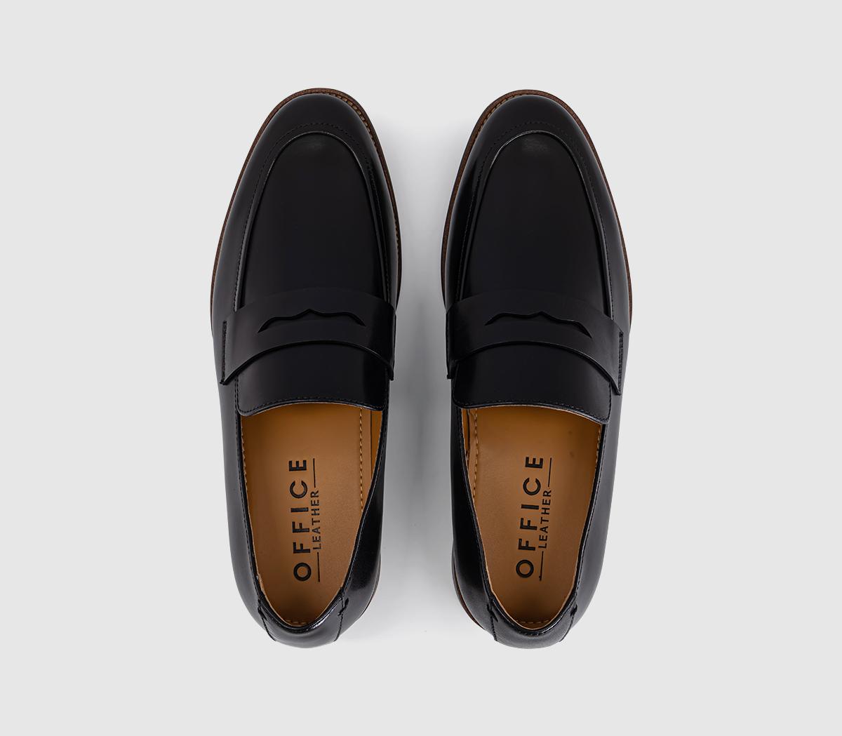 OFFICEMorris Penny LoafersShiny Black Leather