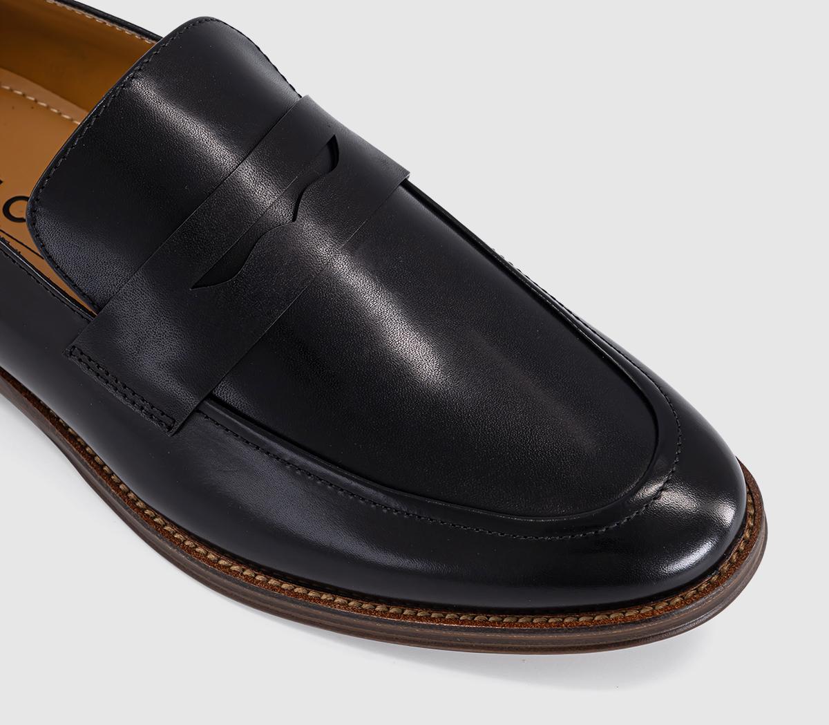 OFFICEMorris Penny LoafersShiny Black Leather