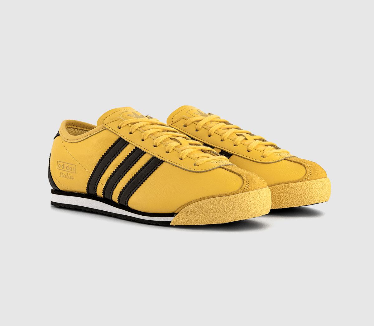 adidasItalia 70s TrainersSuper Yellow Dark Brown Black