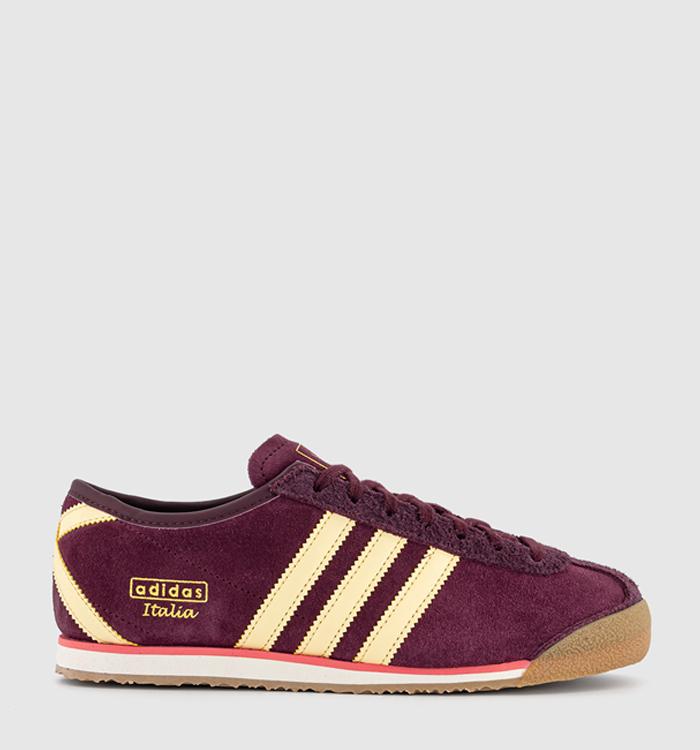 adidas Italia 70s Trainers Maroon Almost Yellow Gold Metallic