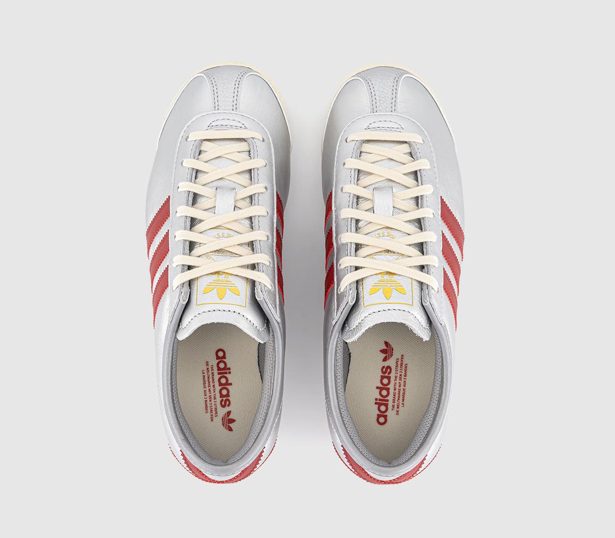 adidasItalia 70s Trainers adidasItalia 70s TrainersSilver Metallic Victory Red Gold Metallic