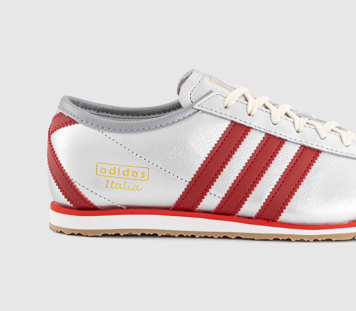 adidasItalia 70s Trainers adidasItalia 70s TrainersSilver Metallic Victory Red Gold Metallic