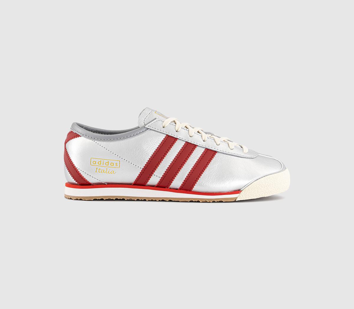 adidasItalia 70s Trainers adidasItalia 70s TrainersSilver Metallic Victory Red Gold Metallic