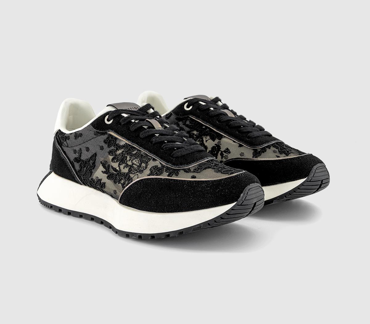 OFFICETammy Lace Detail TrainersBlack