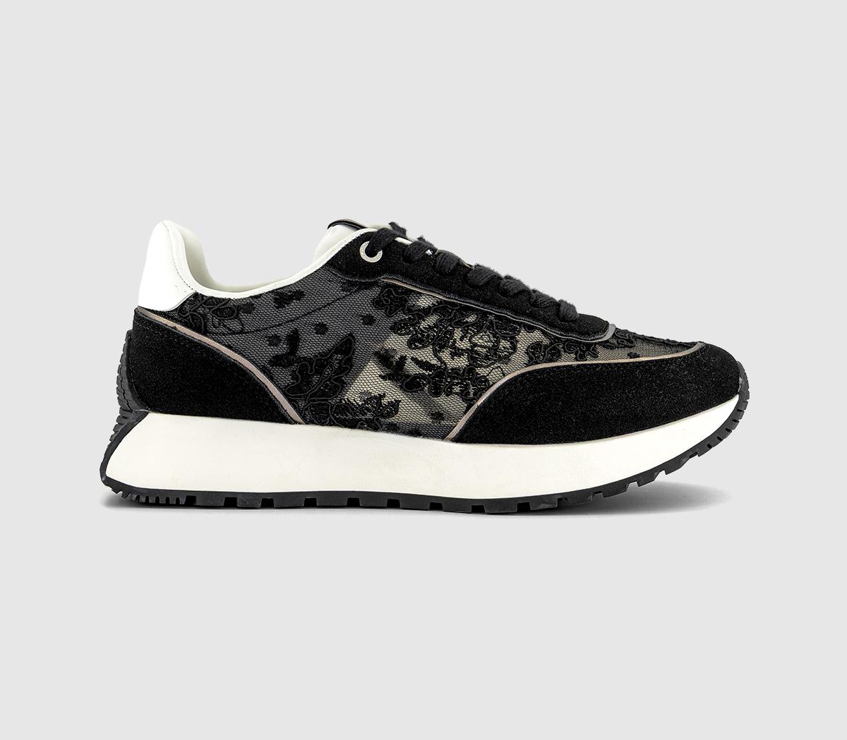 OFFICETammy Lace Detail Trainers OFFICETammy Lace Detail TrainersBlack