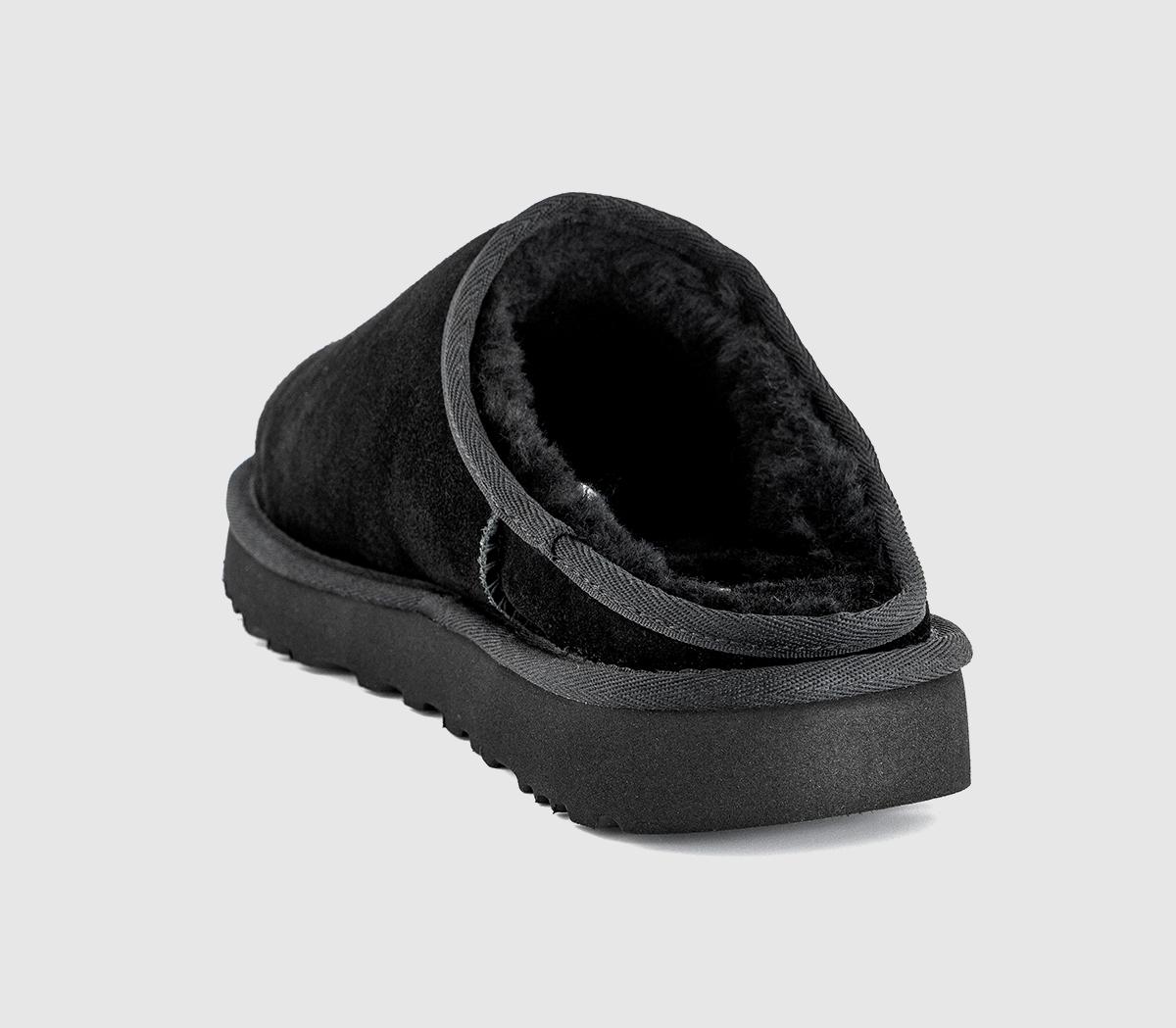 UGG Classic Slip On Slippers Black - Men's Casual Shoes