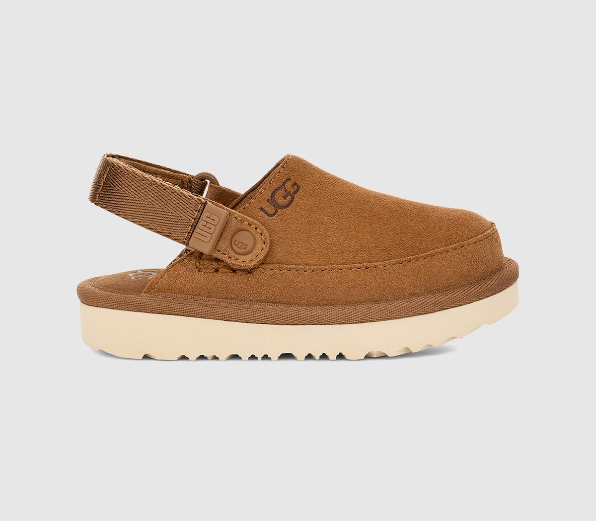 Ugg Goldenstar Clogs Toddler Chestnut  Tan in Kids  Size 10 , Office Shoes