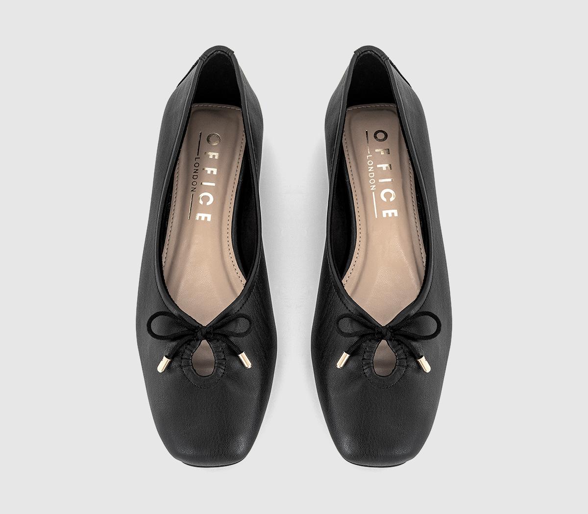 OFFICEFreya Bow Ballerina ShoesNew Black