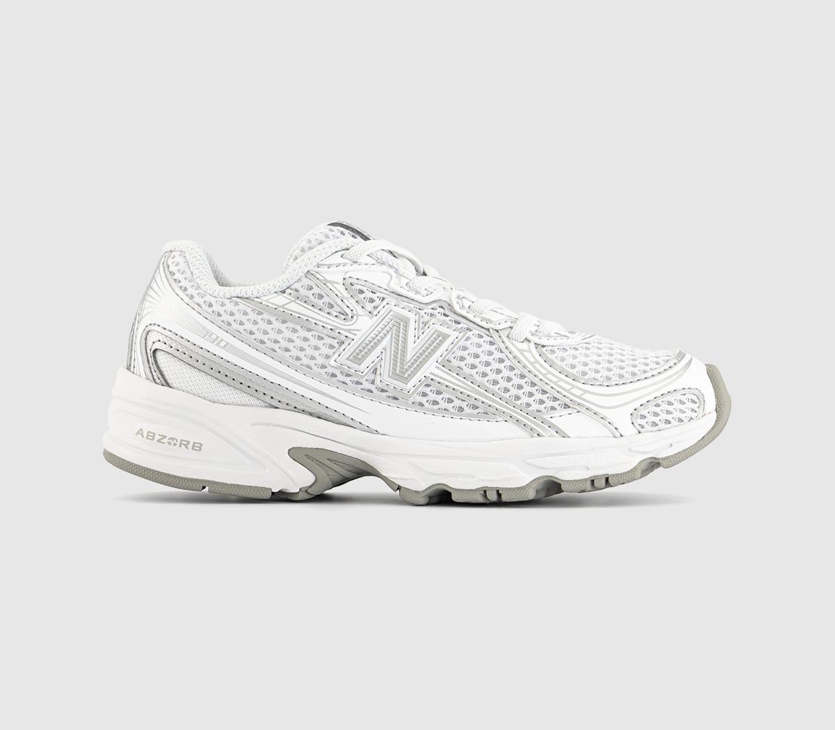 New Balance 740  Trainers Silver Metallic White in   Size 11 , Office Shoes