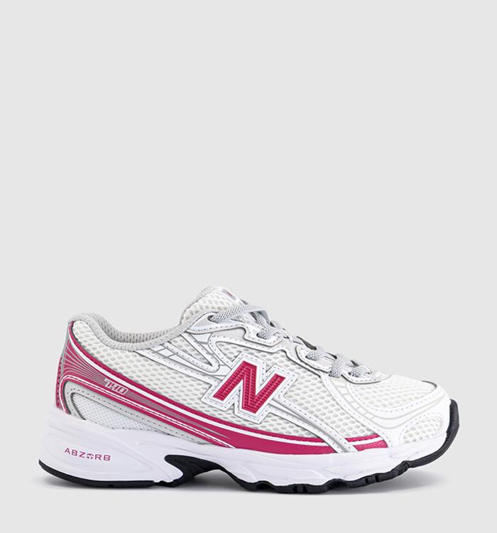 New Balance 740 Youth Trainers White Carnival Pink