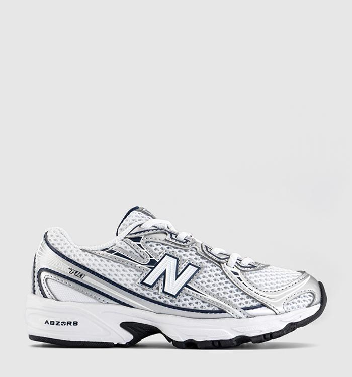 New Balance 740 Youth Trainers Navy White
