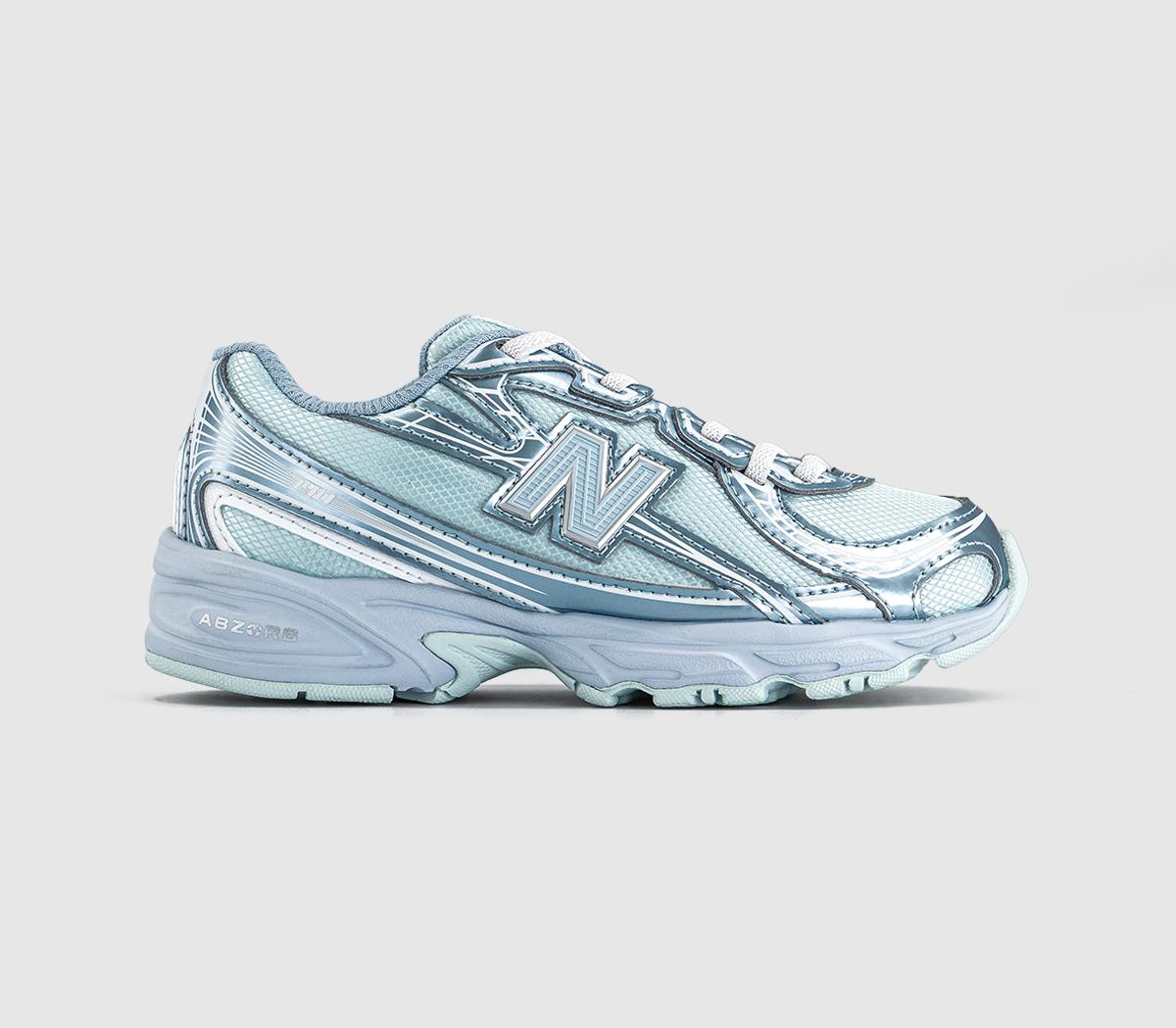 New Balance740 Youth TrainersGlint Blue  Oxford Blue