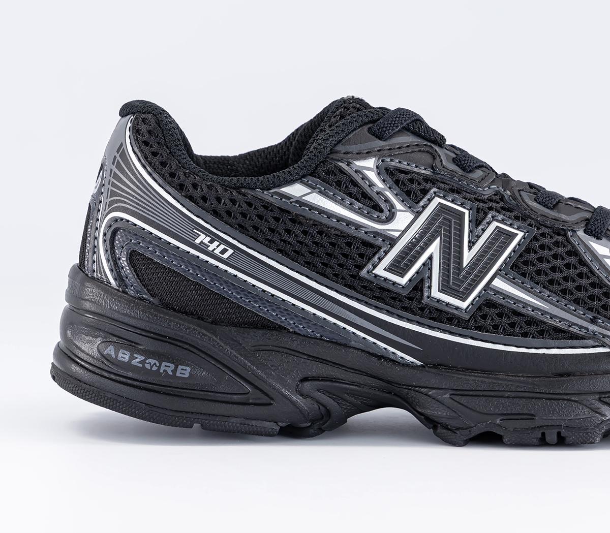 New Balance740 Youth TrainersBlack Silver Metalic Bm