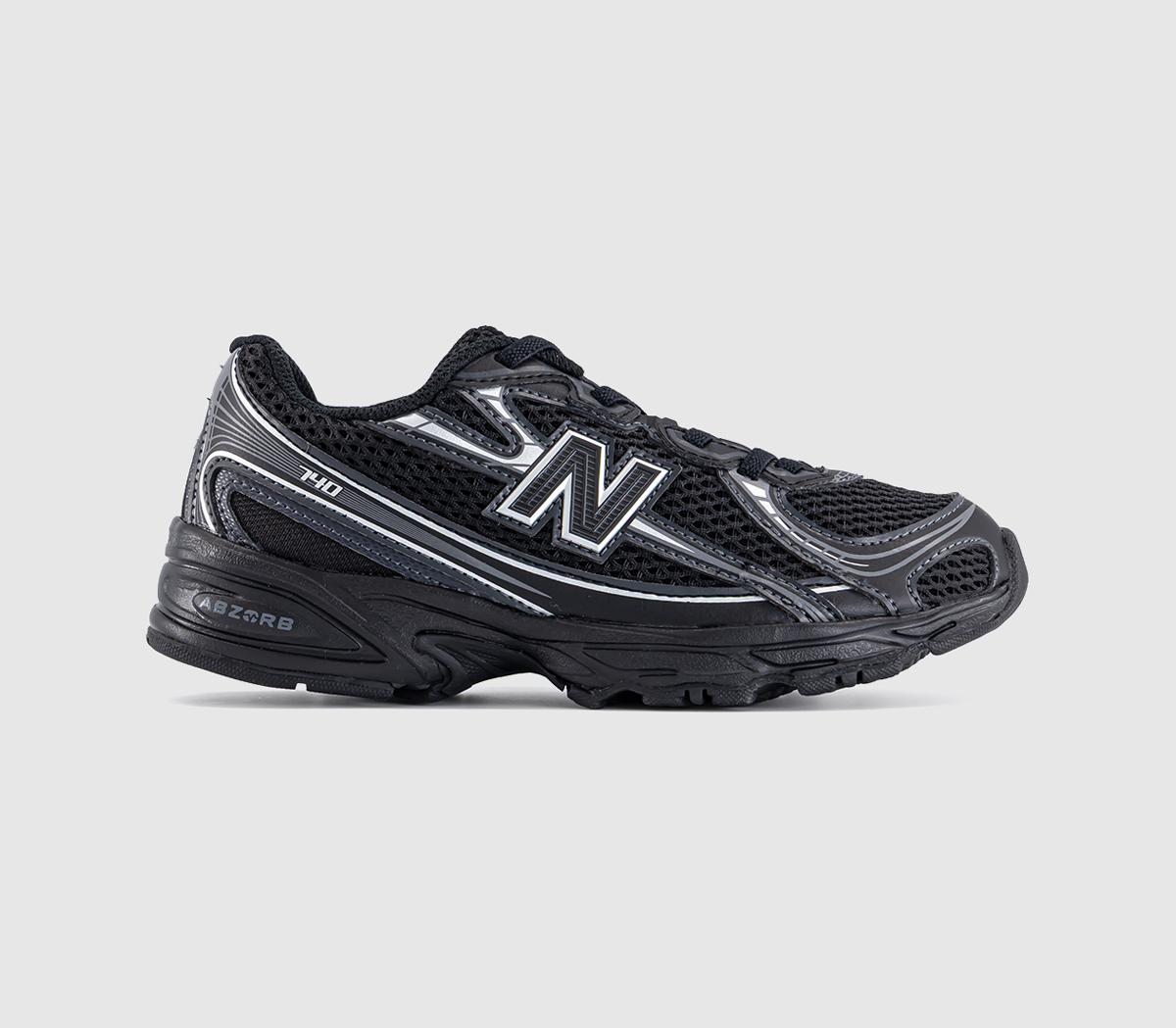 New Balance 740 Youth Trainers Black Silver Metalic Bm - Unisex