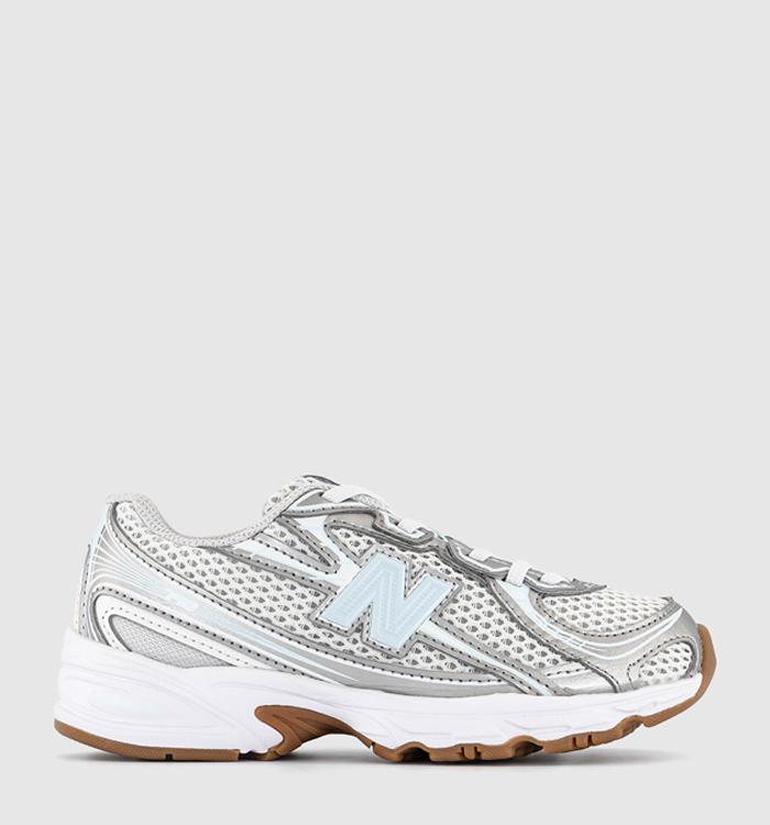 New Balance 740 Kids Trainers Silver Metalic Blue