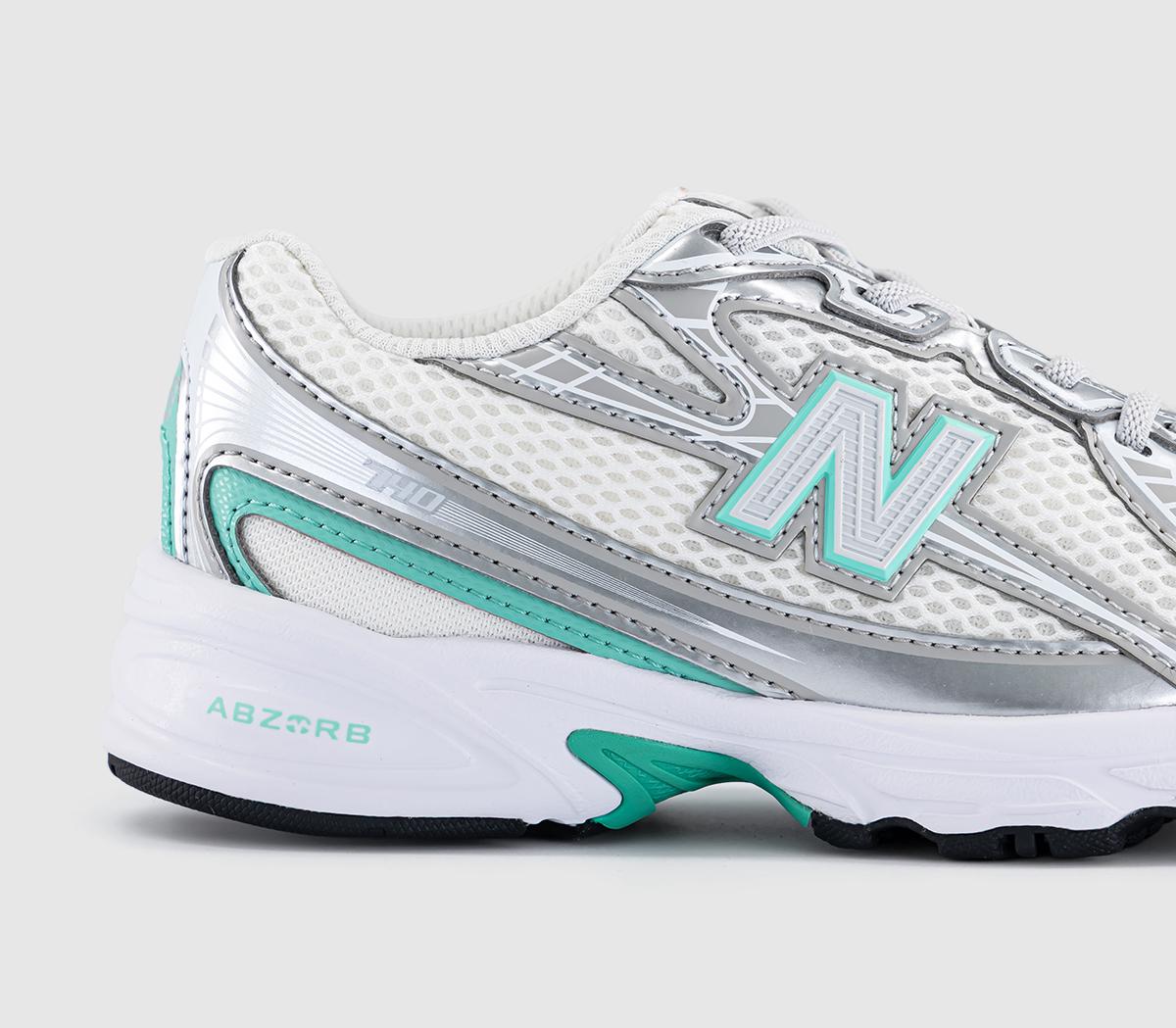 New Balance740 Youth TrainersSilver Metallic Deep Red