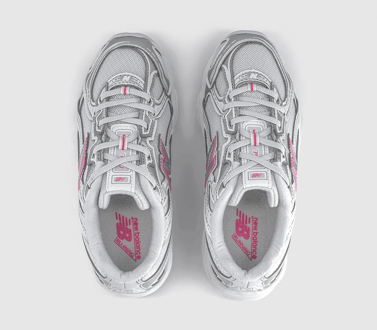 New Balance740 Youth TrainersSilver Metallic Signal Pink