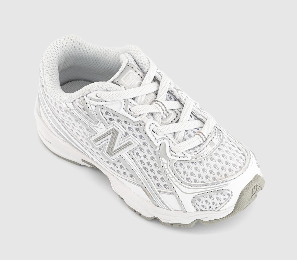 New Balance740 Infant TrainersWhite Silver Metalic