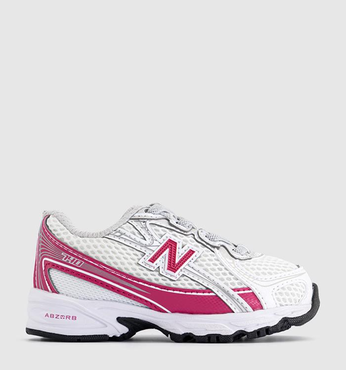 New Balance 740 Infant Trainers White Carnival Pink