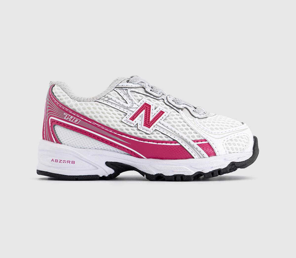 New Balance 740  Trainers Carnival Pink White in Kids  Size 9, Office Shoes
