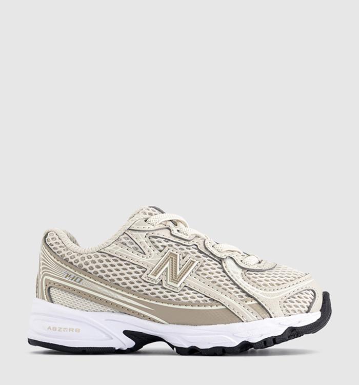 New Balance 740 Infant Trainers Timberwolf Stoneware