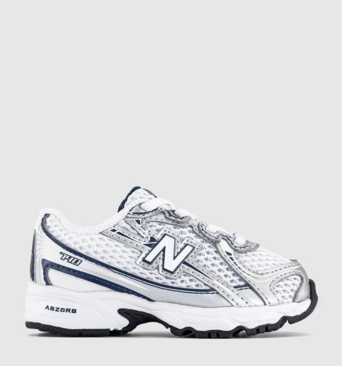 New Balance 740 Infant Trainers Navy White