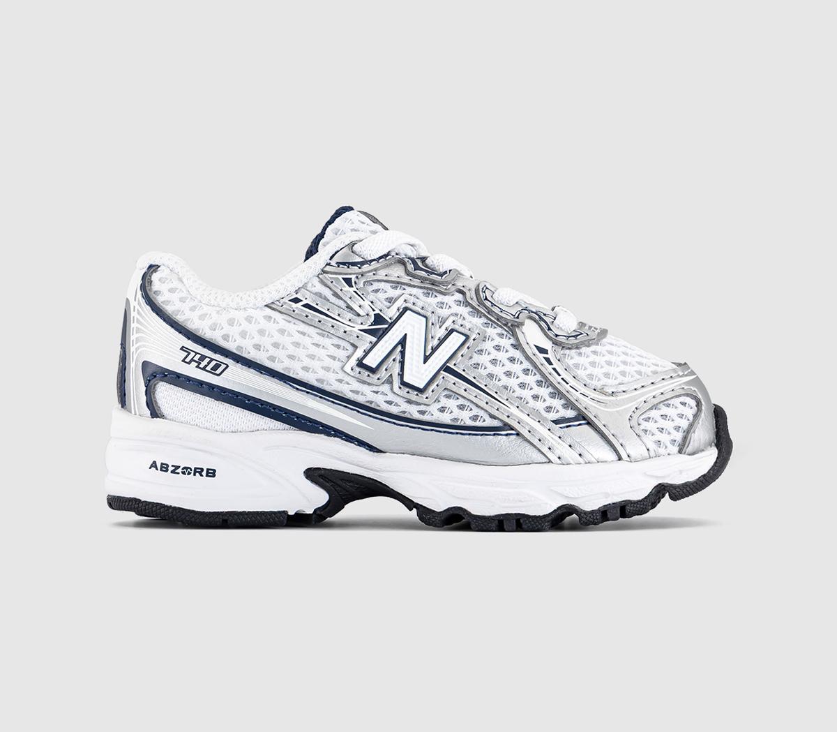 New Balance 740  Trainers Navy White  Blue in Kids  Size 9, Office Shoes