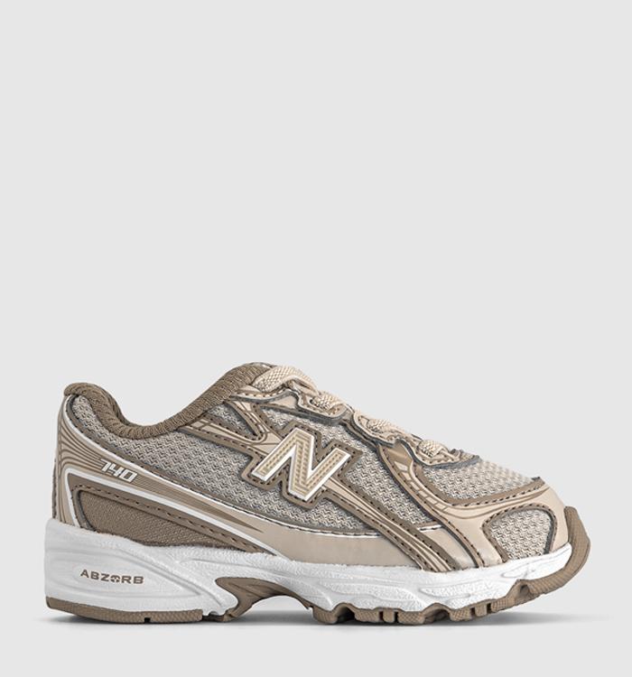 New Balance 740 Infant Trainers Timberwolf Driftwood