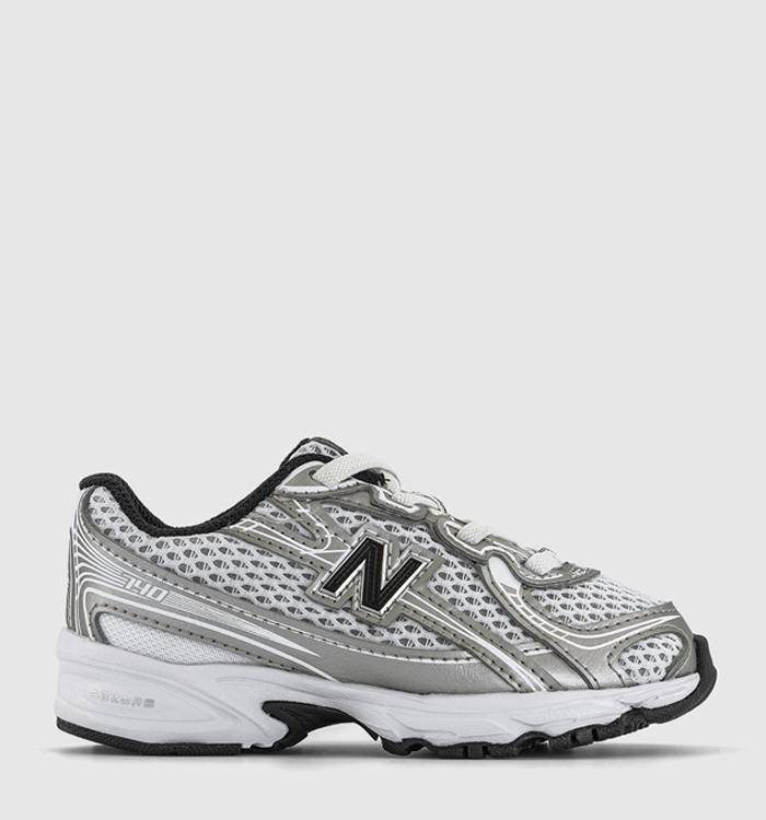 New Balance 740 Infant Trainers Silver Metallic