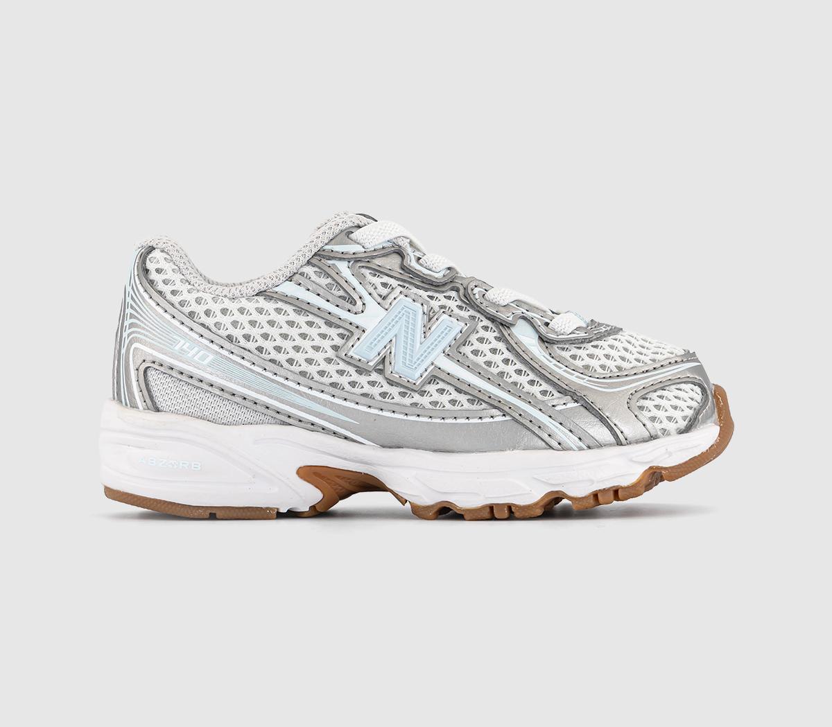 New Balance740 Infant TrainersSilver Metalic Blue