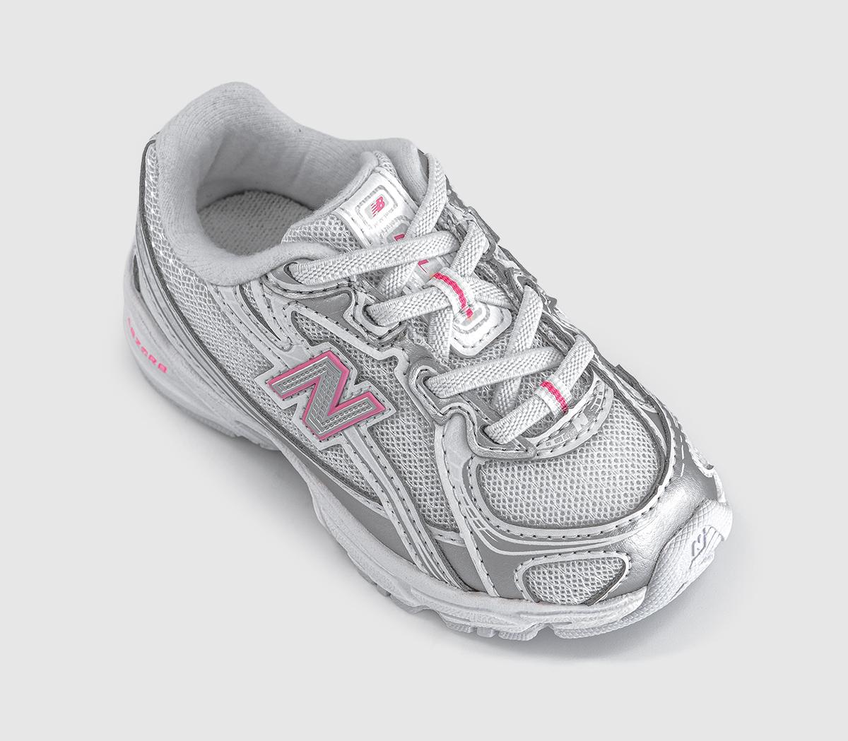 New Balance740 Infant TrainersSilver Metallic Signal Pink