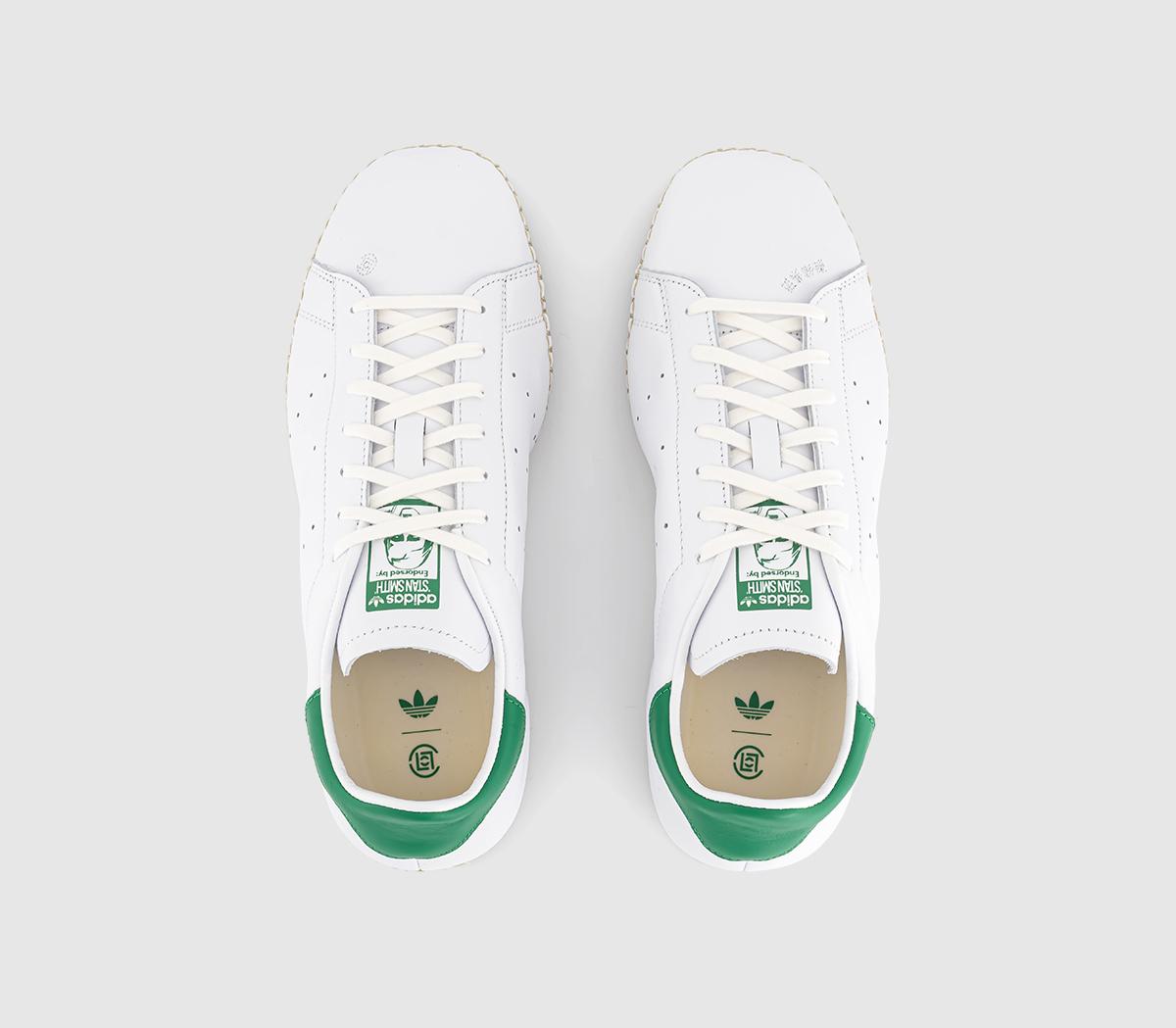 adidasCLOT Stan Smith TrainersWhite Green White