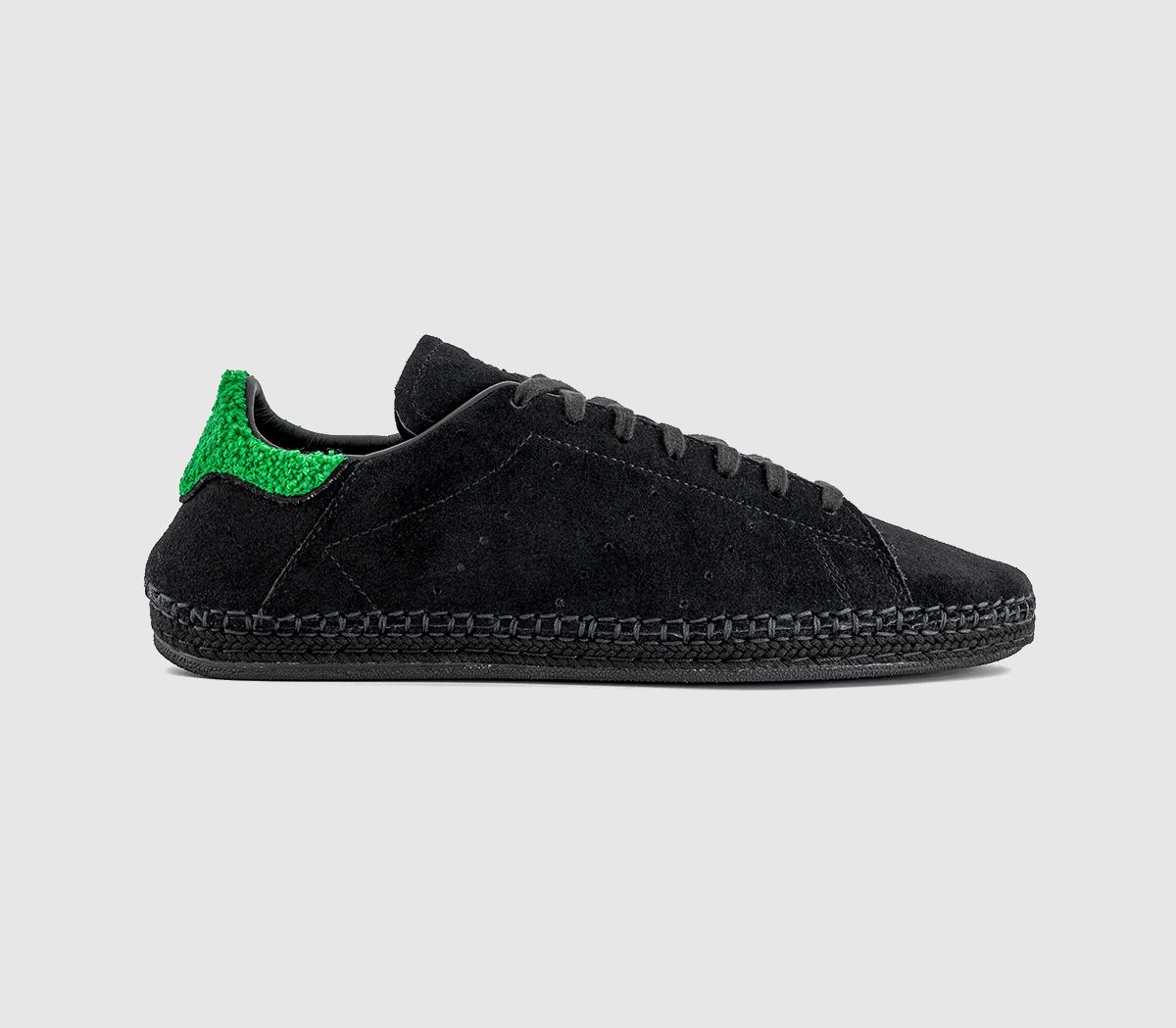 adidasClot Stan Smith TrainersCore Black Green Core Black