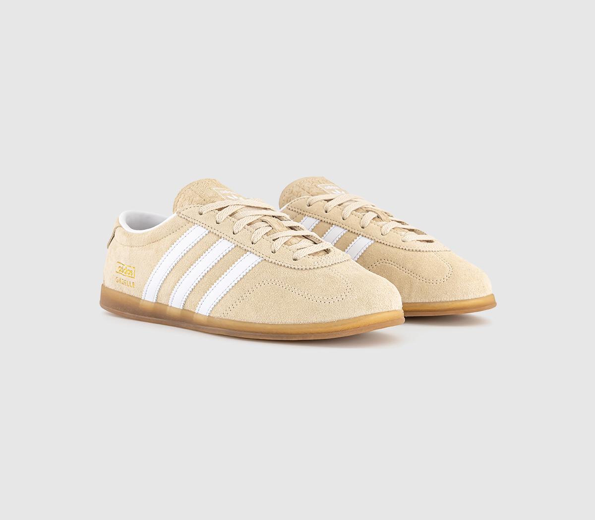 adidasGazelle Lo Pro TrainersSand Strata White Gum