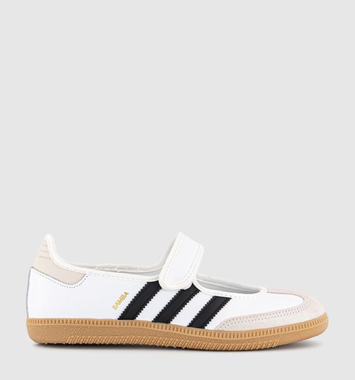 adidas Samba Jane Ballet Trainers White Alumina Black