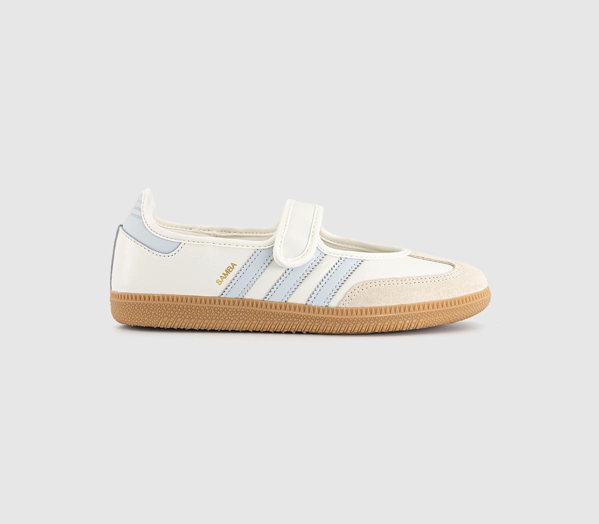 adidasSamba Jane TrainersCloud White Gum Halo Blue