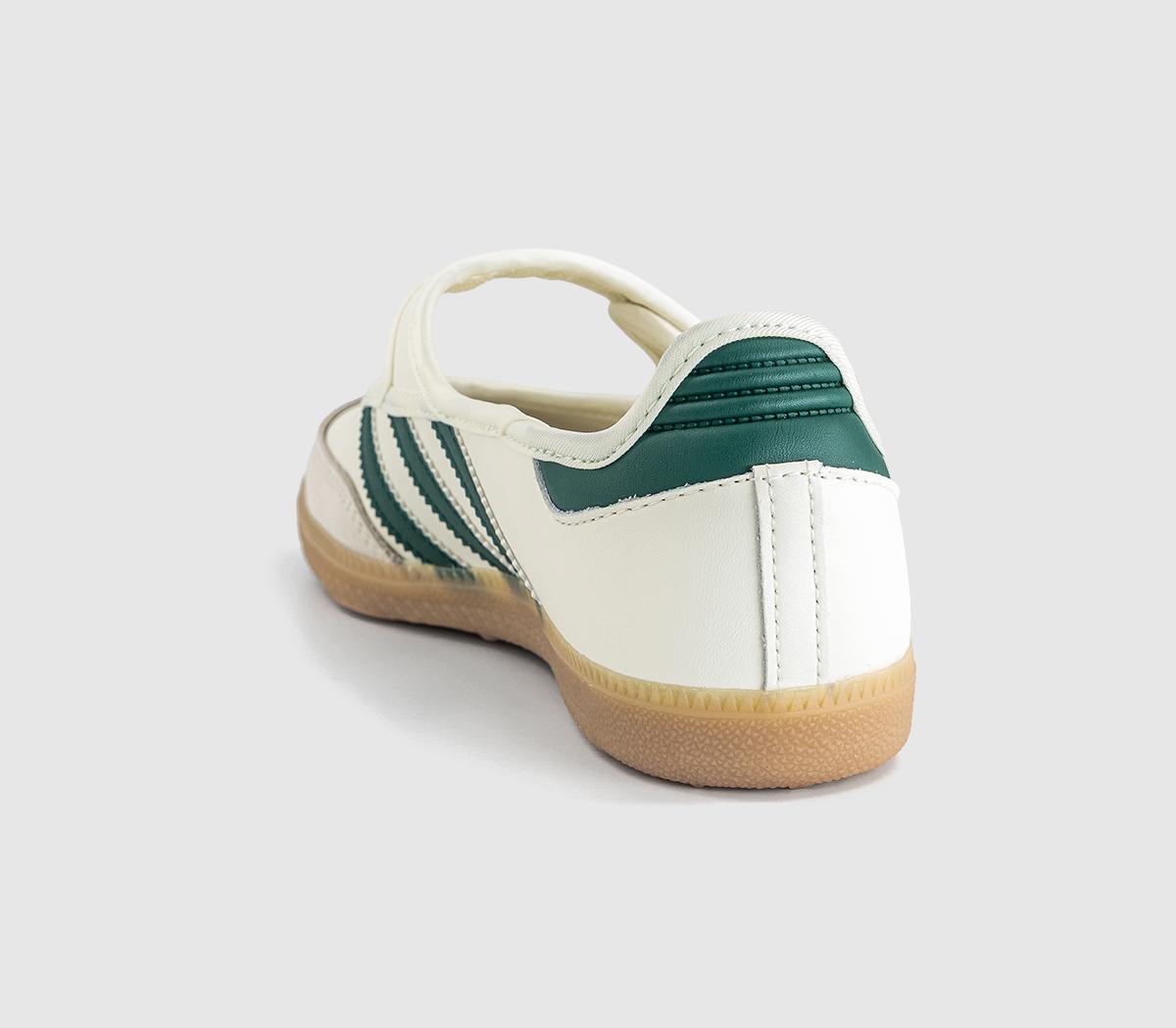 adidasSamba Jane Ballet TrainersOffwhite Collegiate Green Gold Metallic