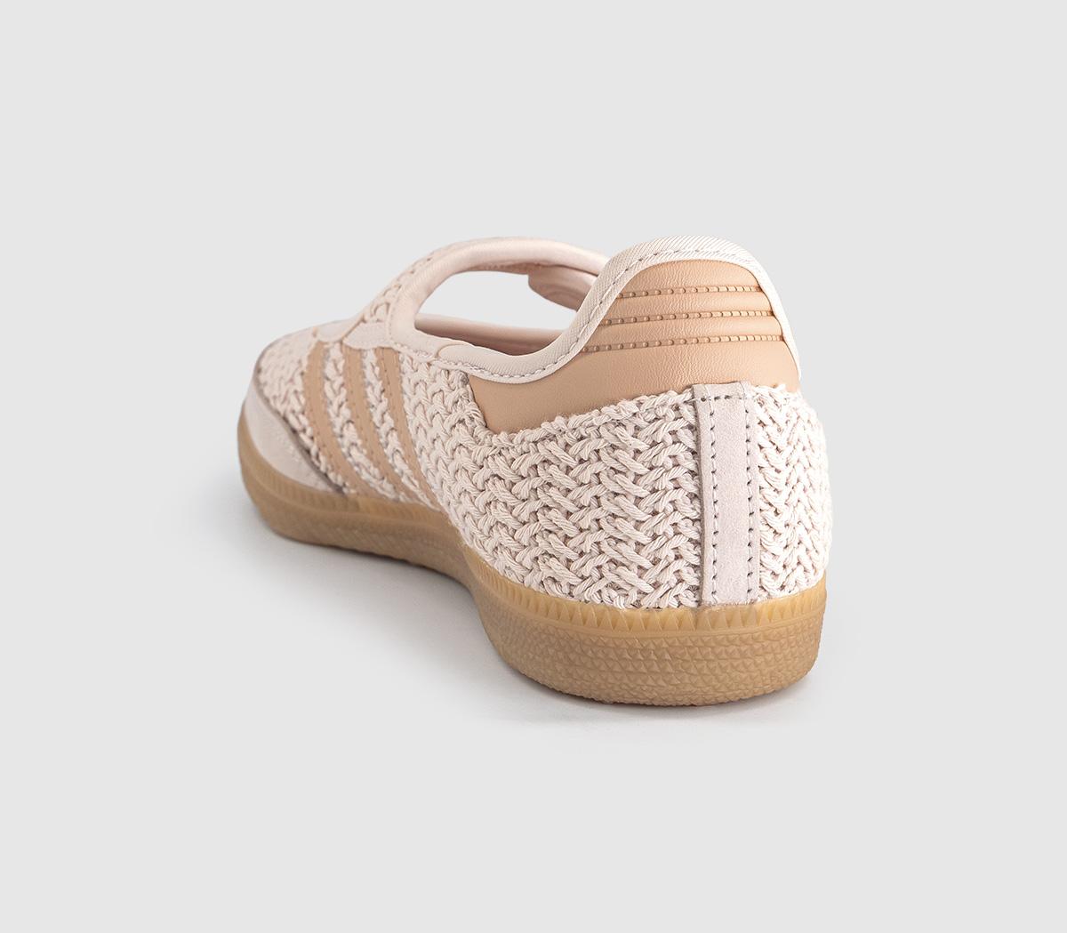 【まはろ】Saman【31】Jade Girl【41】Nano[35] adidas Samba Jane Ballet Trainers Wonder Quartz Halo Blush Gold