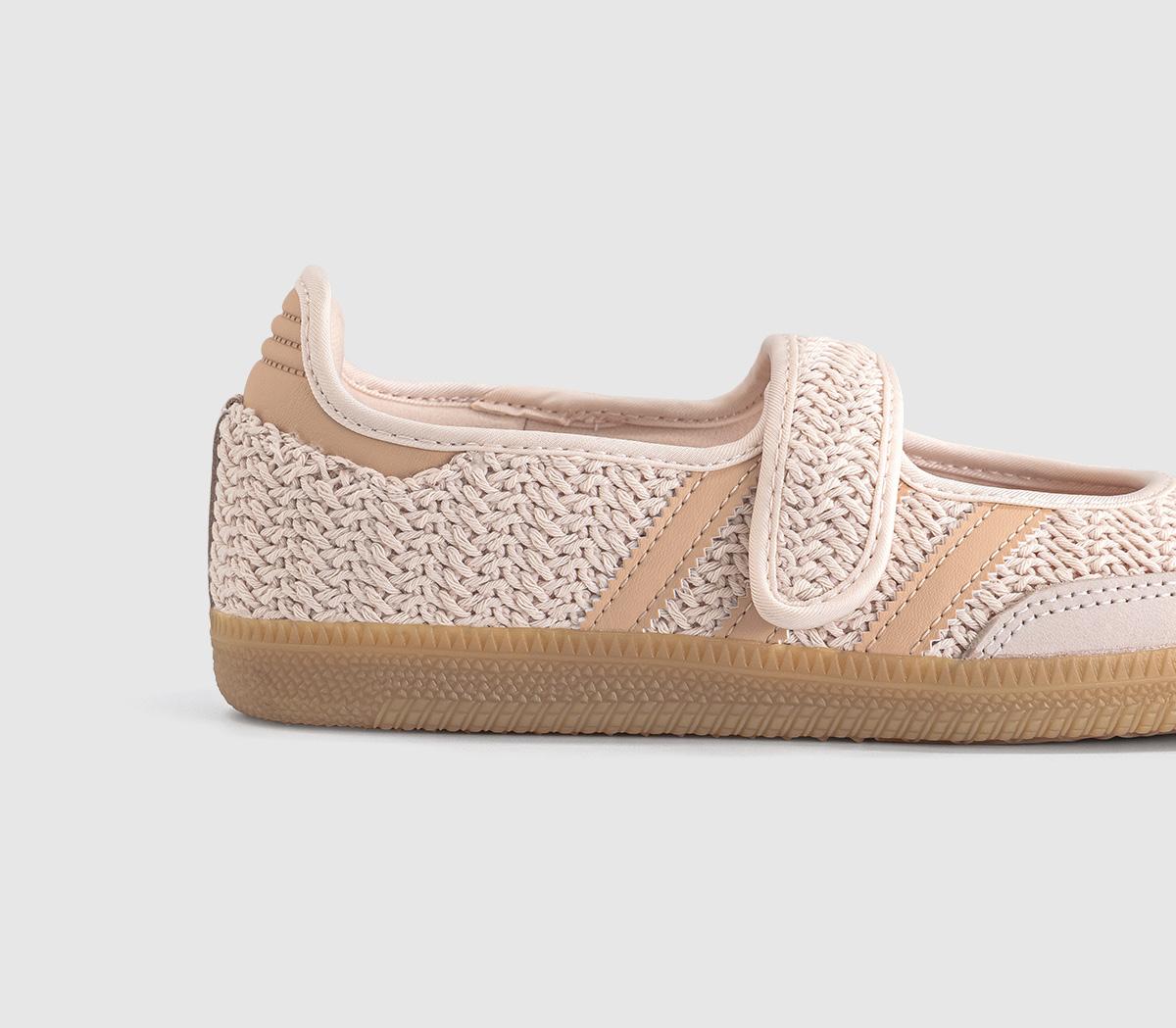 【まはろ】Saman【31】Jade Girl【41】Nano[35] adidas Samba Jane Ballet Trainers Wonder Quartz Halo Blush Gold