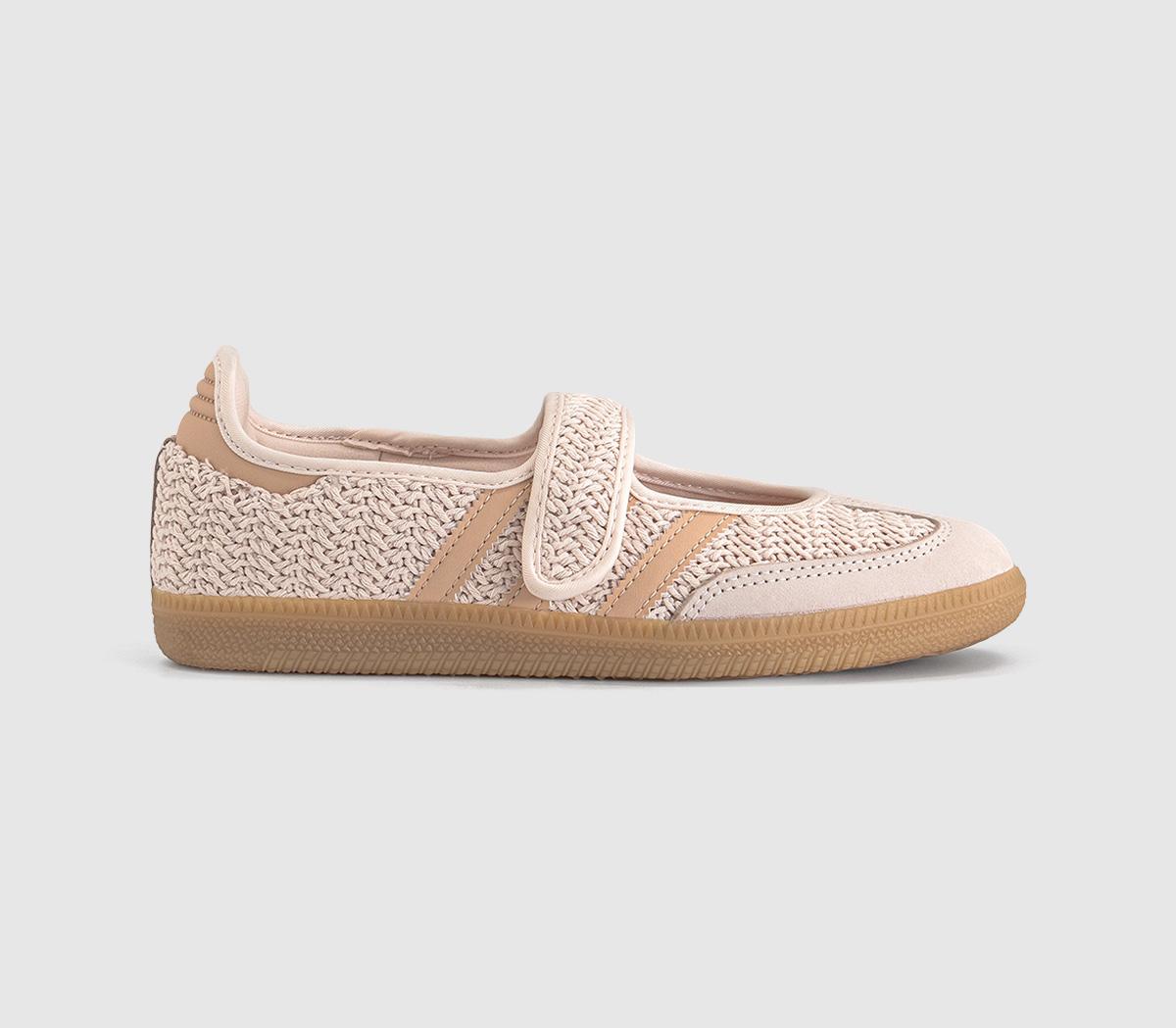 Adidas Samba Jane Ballet Trainers Wonder Quartz Halo Blush Gold Metallic In  White in Women's Size 7, Offspring