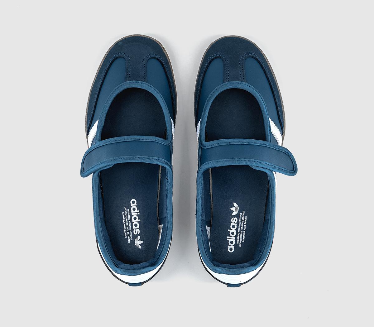 adidasSamba JanesCrew Navy White Gold Metallic