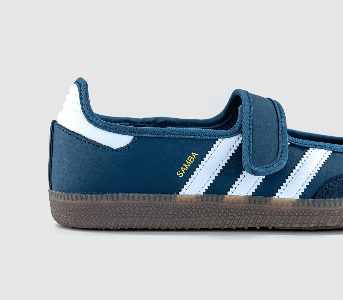 adidasSamba JanesCrew Navy White Gold Metallic
