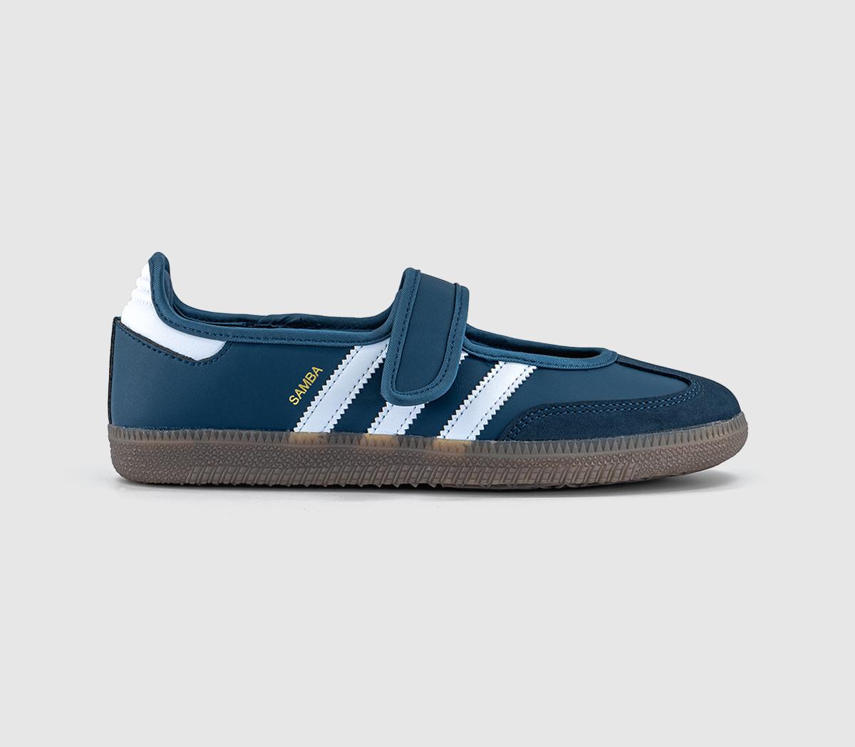 adidasSamba JanesCrew Navy White Gold Metallic