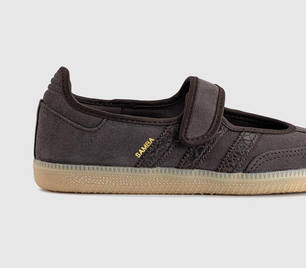 adidasSamba Jane Ballet TrainersAurora Coffee Gold Metallic