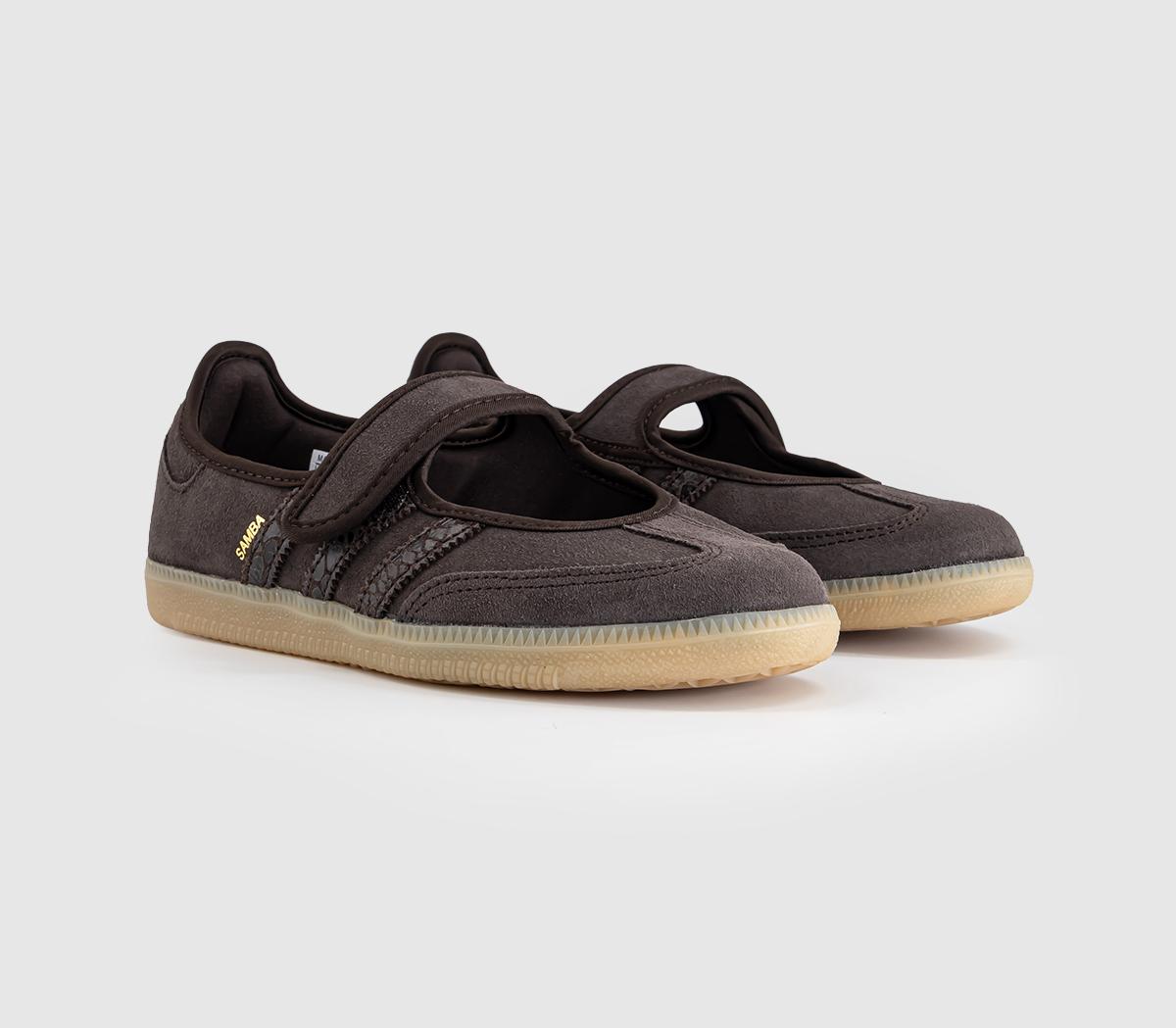 adidasSamba Jane Ballet TrainersAurora Coffee Gold Metallic