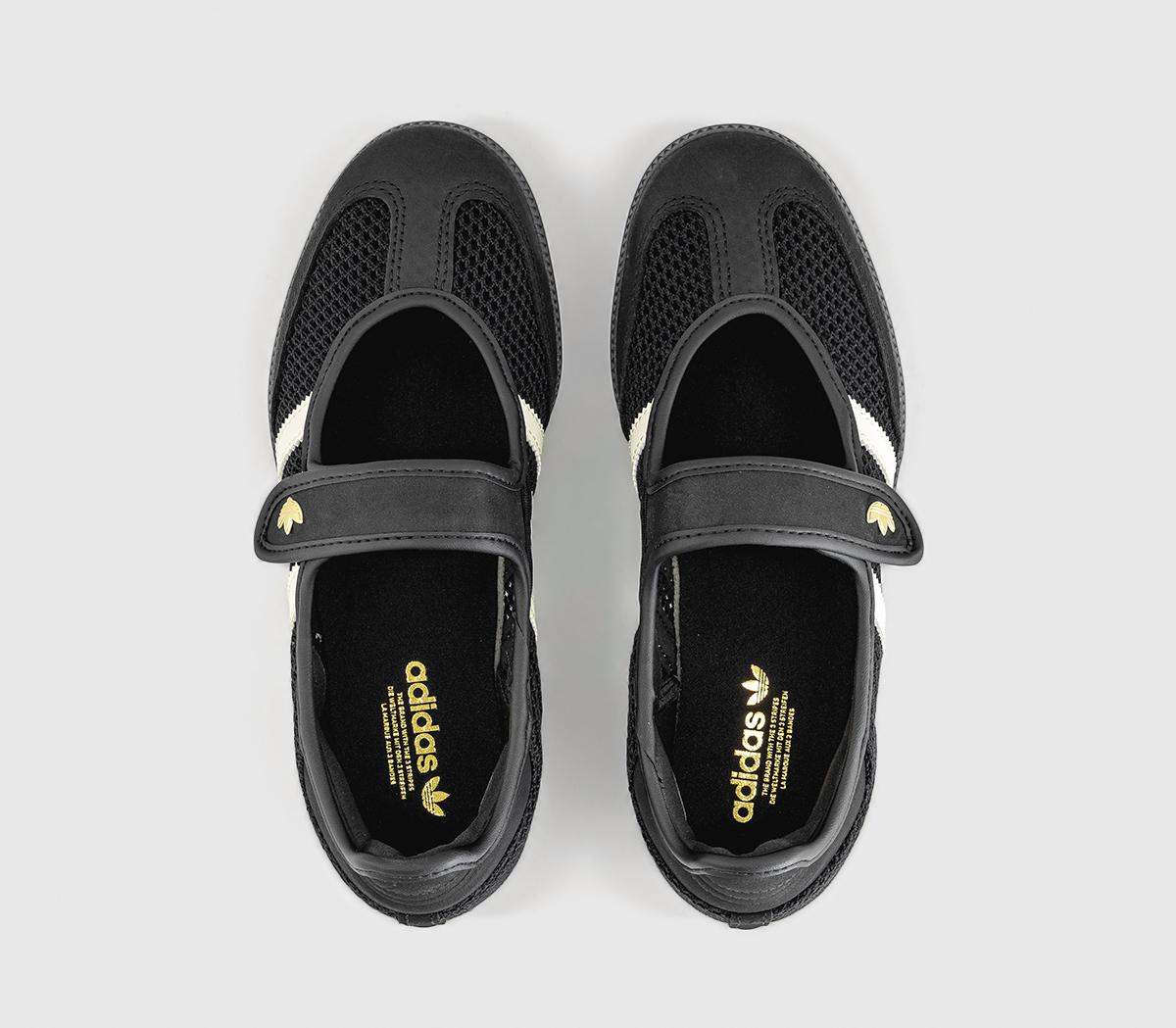 adidasSamba Jane Ballet TrainersBlack Off White Gold Metallic