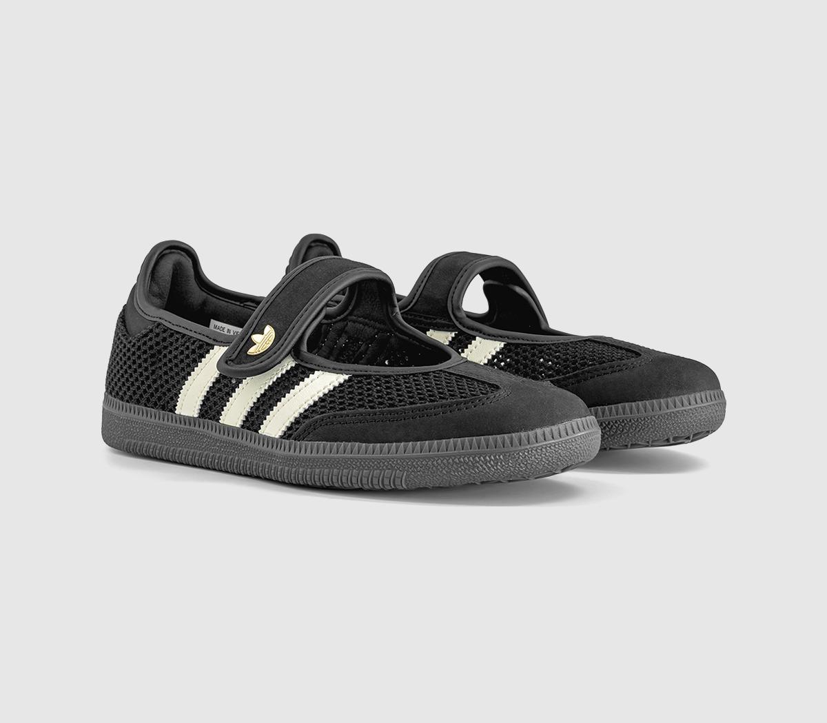 adidasSamba Jane Ballet TrainersBlack Off White Gold Metallic