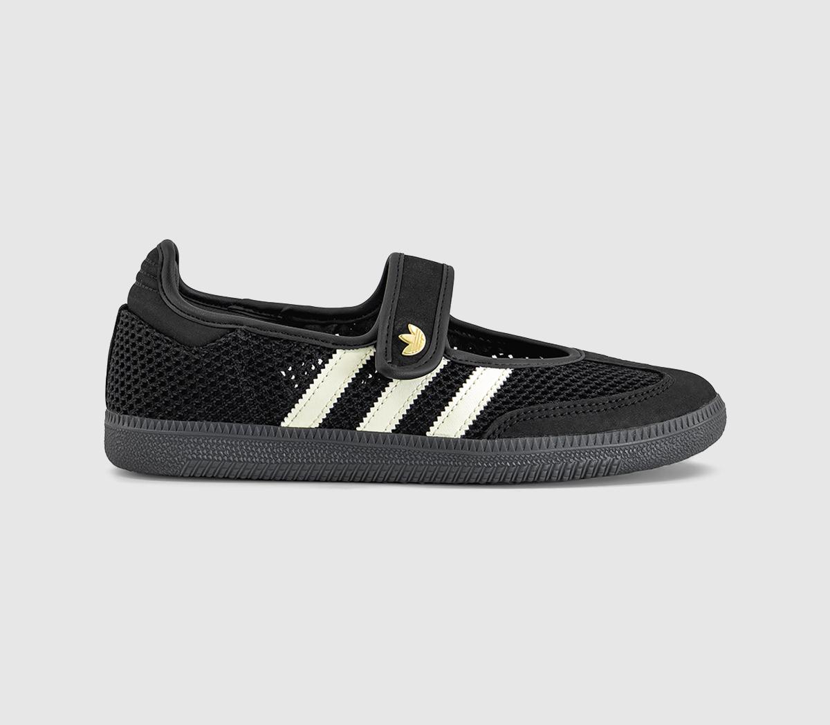 Adidas Samba Jane Ballet Trainers Gold Metallic Black in Women's Size 4, Offspring