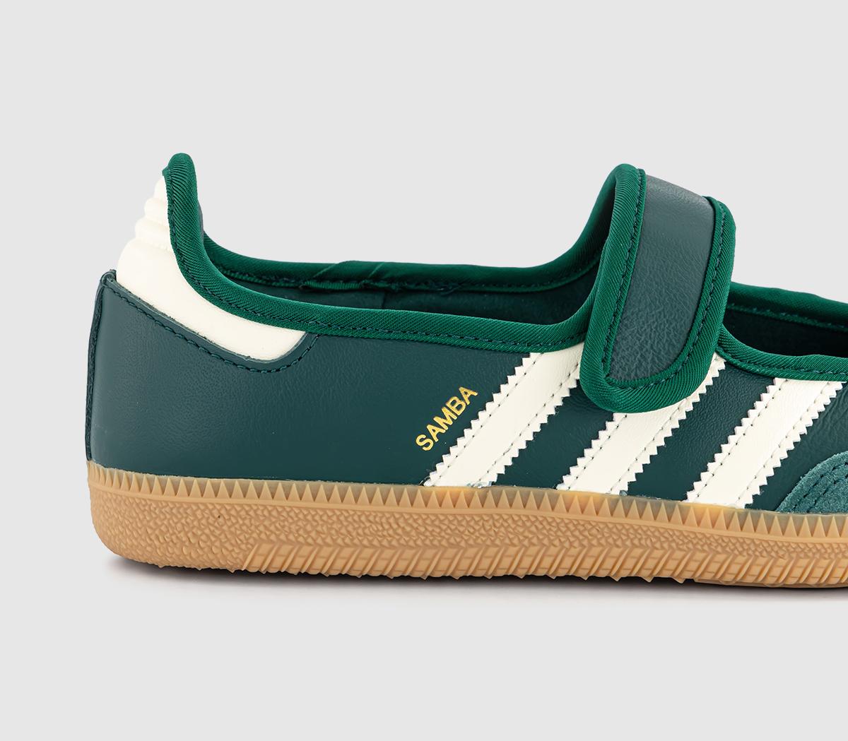 adidasSamba Jane TrainersCollegiate Green Gum Cream White